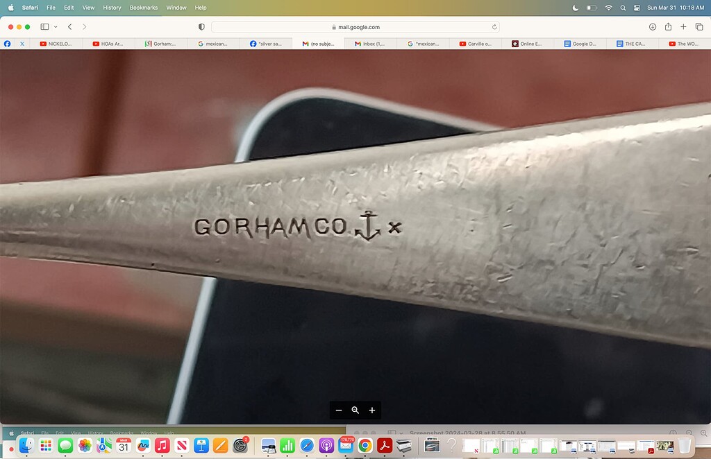 Help with Gorham Co Mark? - Silver Collector Forums